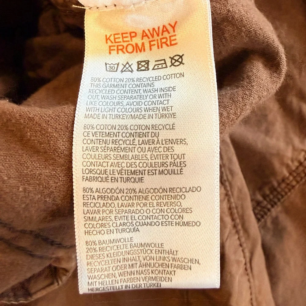 BDG Brown Y2K Cargo Pants Size Large - Picture 4 of 9